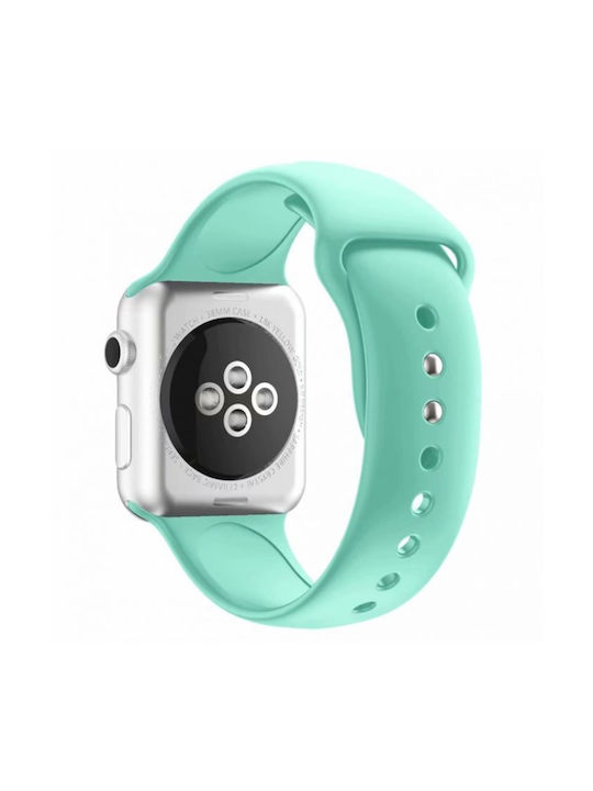Soft Θήκη Σιλικόνης σε Τιρκουάζ χρώμα για Apple Watch 40mm Soft Θήκη Σιλικόνης σε Τιρκουάζ χρώμα για Apple Watch 40mm