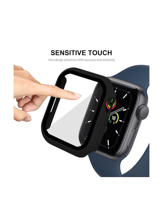 Hat-prince 2 1 Case Plastic Case in White color for Apple Watch 45mm