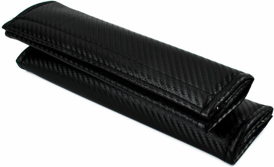 Σετ Mαξιλαράκια Ζώνης “fiat” 2τμχ Oem – Μαύρο Carbon