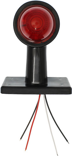 Side Led Volume Light 18 Smd 12-24v Ip65 Red White Truck 1 Piece Oem
