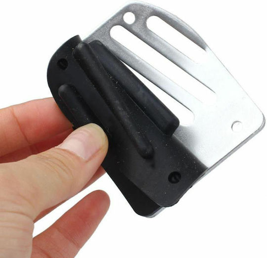 Car Pedal Set Non Slip for Bmw Series 3 Aluminum Silver 4pcs
