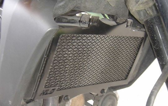 C-Racer Motorcycle Radiator Protector Kawasaki Versys 650 Black