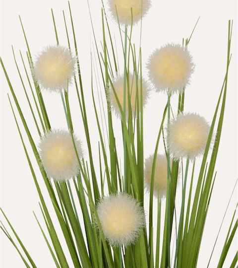 Artificial Grass Lari In A Jute Pot 41 Cm