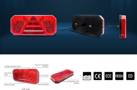 Kamar Trailer Lights Set LED 12V 1Stück