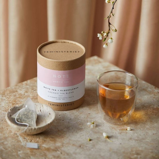 Teministeriet Note White Tea Elderflower Organic Tea 20 Bags