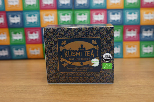 Kusmi Tea Earl Grey Intense Organic Tea 20 Sachets