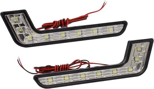 8 Smd LED 12V 15cm with White Lighting 2pcs