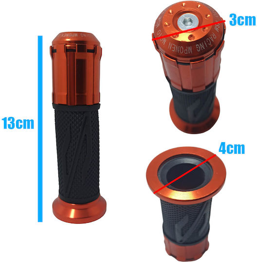 Universal Motorradlenker Orange Oem
