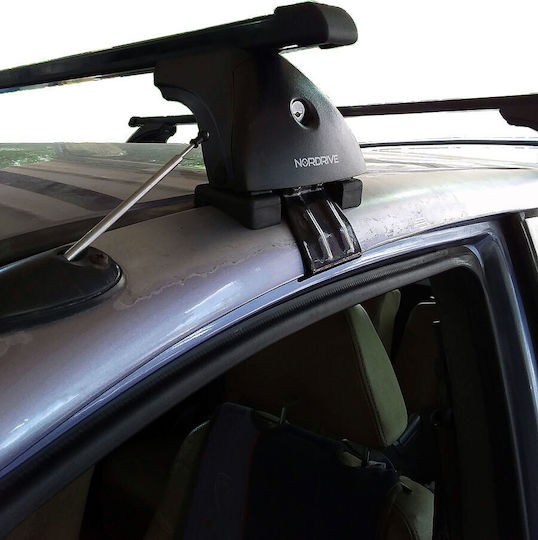 Nordrive Μπάρες Οροφής Μεταλλικές για Honda HR-V 1999-2005 (Σετ με πόδια)