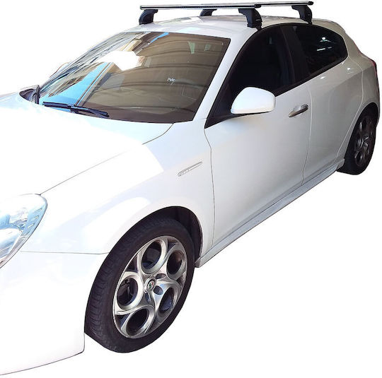 Nordrive Μπάρες Οροφής Αλουμινίου για Alfa Romeo Giulietta 2010+ (Σετ με πόδια)