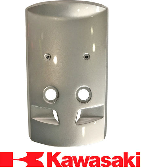 Kawasaki Motorcycle Fairing Mask for Kawasaki KAZE R 115 Silver 1pcs