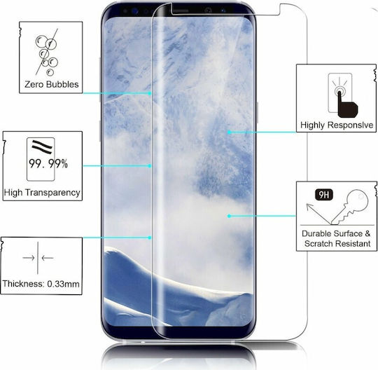 Vollkleber Vollflächig gehärtetes Glas (Samsung (Galaxy S9 Plus))