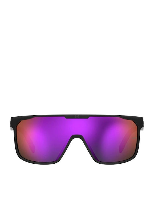 Under Armour Unisex Ochelari de soare cu Negru Cadru și Violet Oglindă Lentilă 3H2/34