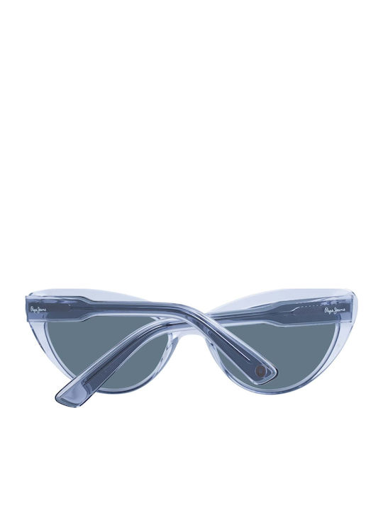 Pepe Jeans Nassau Women's Sunglasses with Gray Plastic Frame and Green Lens PJ7428-946