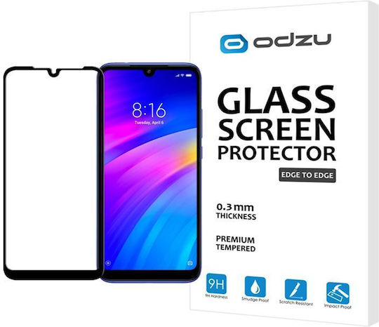2.5D Tempered Glass Μαύρο (Redmi 7)