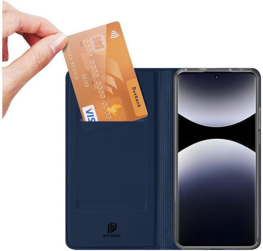 Dux Ducis Skin Pro Book Δερματίνης / Σιλικόνης Μπλε (Redmi Note 14 Pro 4G)