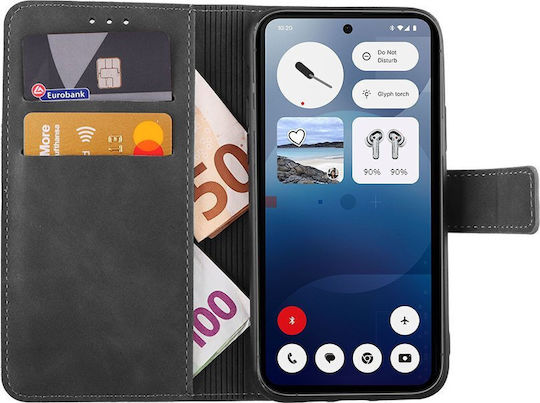 Lime Book Piele artificială / Silicon Gri (Nothing Phone (3a))