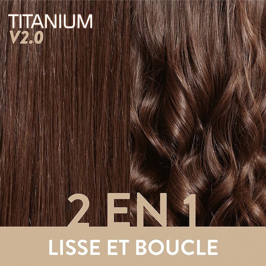 Hair Straightener Demeliss Titanium V2.0 20015 Steam With Screen 230°C