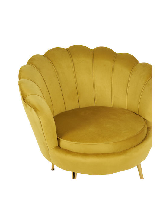 Daimon Catifelat Yellow-gold 79x74x78cm
