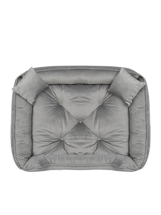 AIO Factory Диван Легло за куче Сив 100x75см.