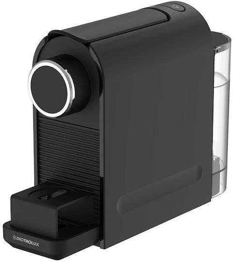 DictroLux Expressa Καφετιέρα για Κάψουλες Nespresso Πίεσης 20bar Μαύρη