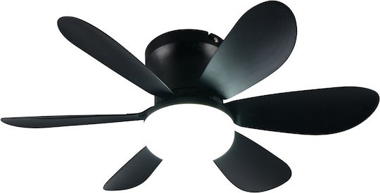 Trio Lighting 53cm Μαύρος