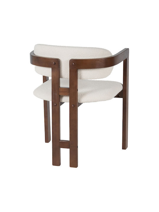 Winsor Dining Room Wooden Chair Beige 58.5x51x76cm