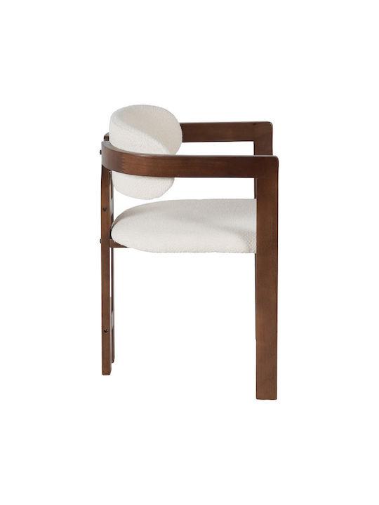 Winsor Dining Room Wooden Chair Beige 58.5x51x76cm