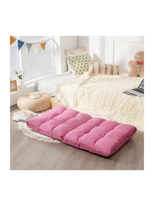 Multifunctional Bean Bag Chair Pink 55.5x106.5x10cm