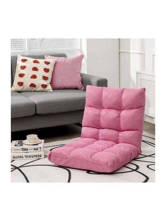 Multifunctional Bean Bag Chair Pink 55.5x106.5x10cm