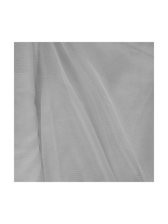 Saray Home Κουρτίνα με Τρέσα Λευκή 140x280εκ.