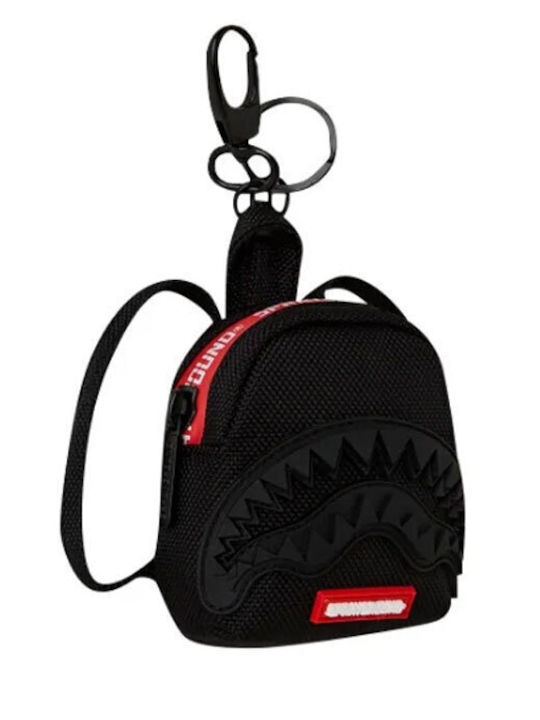 Sprayground Printed Zipper Shark Keychain