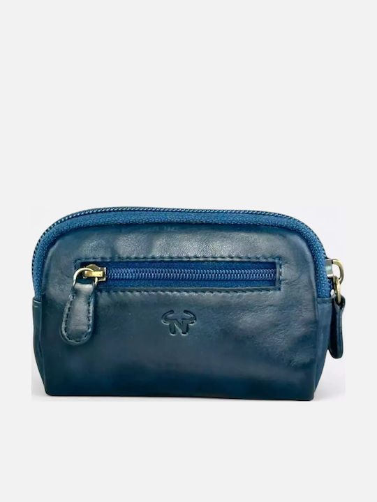 Titularul Cheii Din Piele Calfnero 8023w Albastru