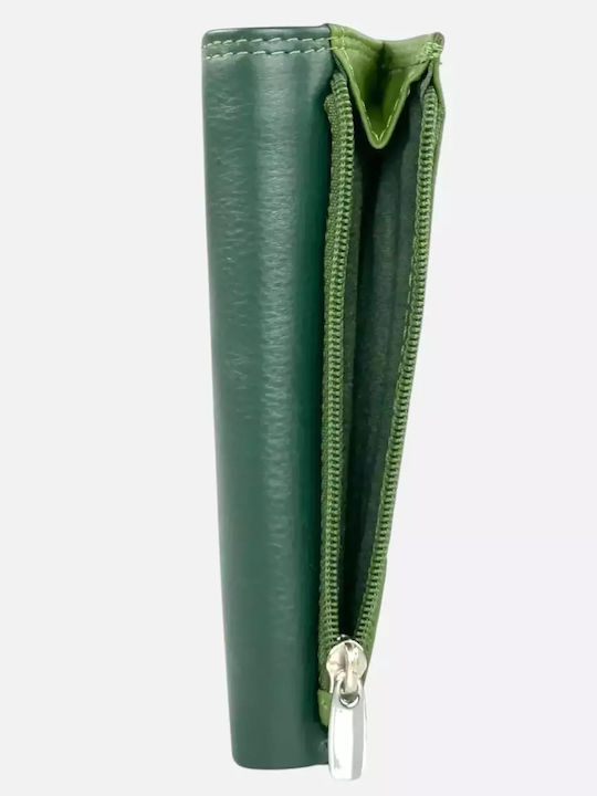 Leather Key Holder Calfnero 6 Rings – Green F1750