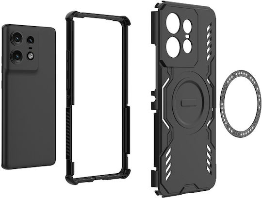 Techsuit Back Cover Plastic Black (Motorola Edge 50 Pro)