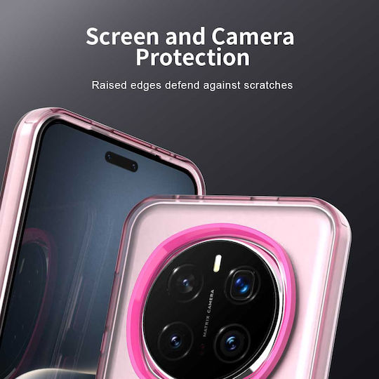 Techsuit Back Cover Πλαστικό / Σιλικόνης Ροζ (Honor Magic7 Pro)