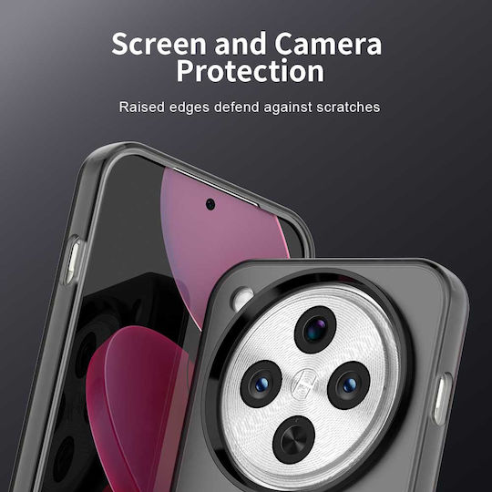 Techsuit Back Cover Silicon Negru (Oppo Find X8 Pro)