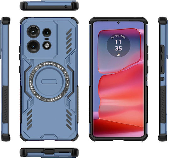 Techsuit Back Cover Plastic Albastru (Motorola Edge 50 Pro)