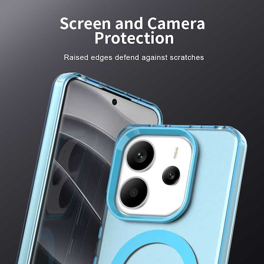 Techsuit Back Cover Σιλικόνης Μπλε (Redmi Note 14 4G)