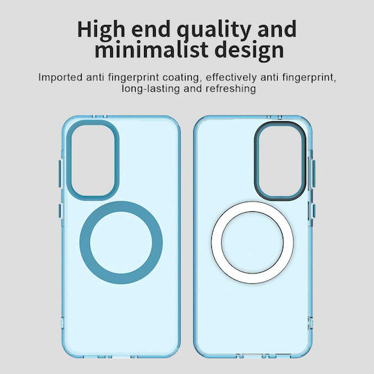 Techsuit Umschlag Rückseite Silikon Blau (Galaxy A56)