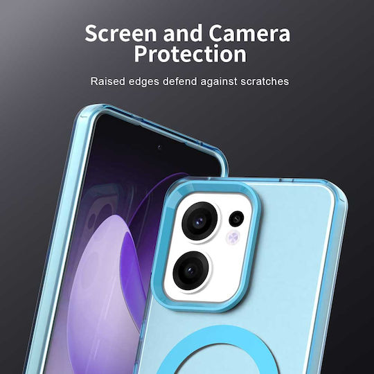 Techsuit Back Cover Silicon Albastru (Oppo Reno13 F / FS)
