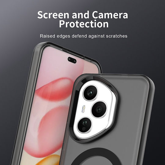 Techsuit Back Cover Silicon Negru (Honor 400 Pro)