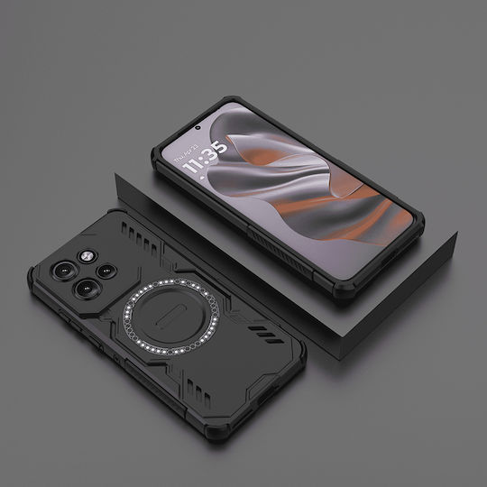 Techsuit Back Cover Plastic Black (Motorola Edge 50 Neo / Edge 60 Neo)
