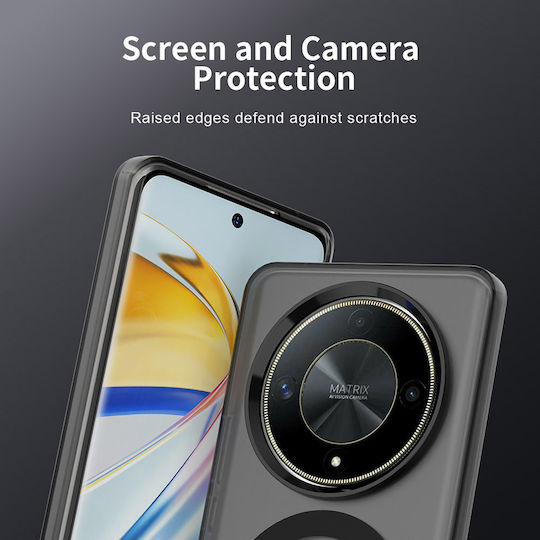 Techsuit Back Cover Σιλικόνης Μαύρο (Honor Magic6 Lite)