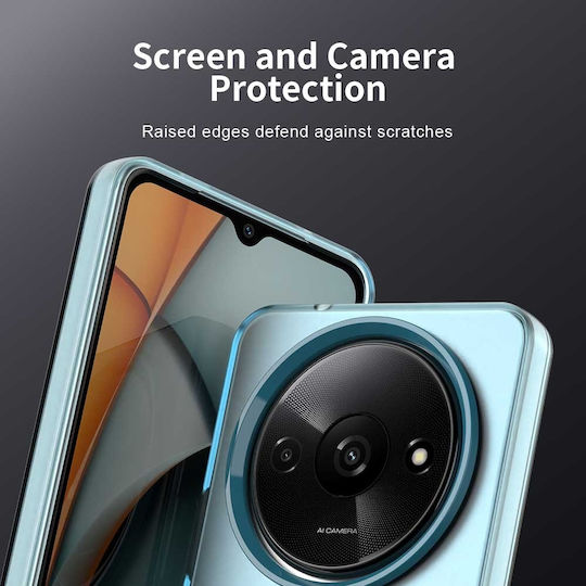 Techsuit Umschlag Rückseite Silikon / Kunststoff Blau (Honor Magic7 Lite)