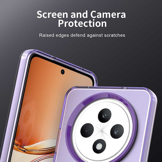 Techsuit Back Cover Σιλικόνης Μωβ (Oppo Reno12 F / FS)