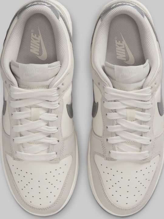 Dunk Low Sneakers Silver Swoosh