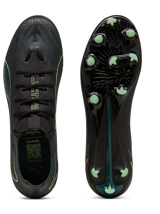 PUMA Ultra 6 Pro Football Shoes with Cleats Black