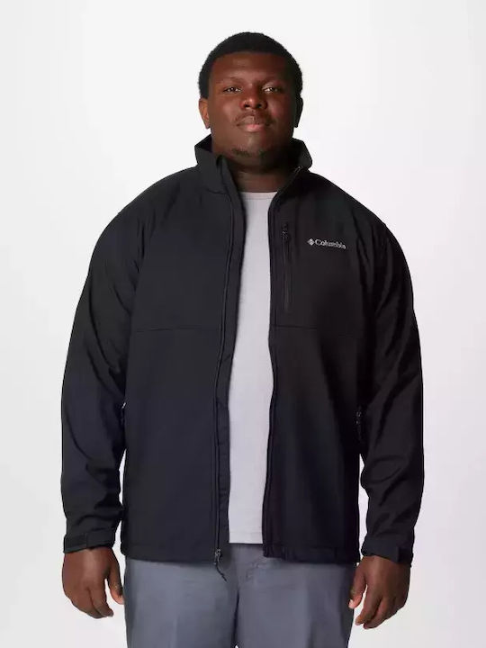 Ascender Geci Bărbați Iarna Softshell Waterproof și Cu Protecție Împotriva Vântului Negru