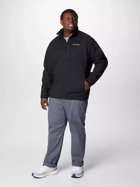 Ascender Geci Bărbați Iarna Softshell Waterproof și Cu Protecție Împotriva Vântului Negru